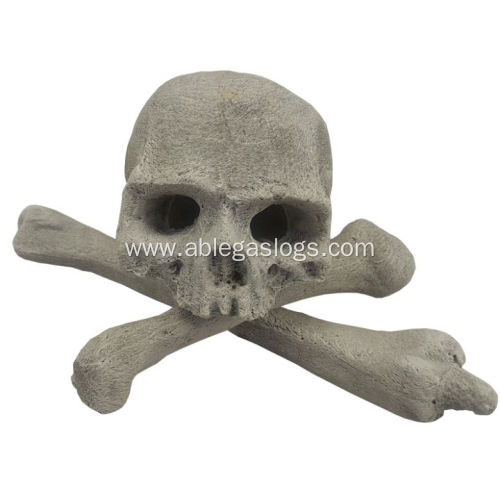 ABLE Firepit Ceramic Skulls Gas Log Media